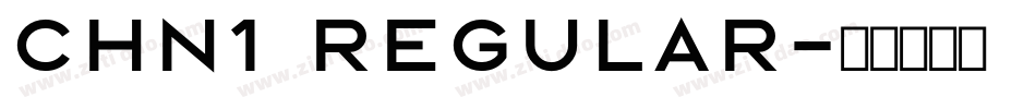 ChN1 Regular字体转换